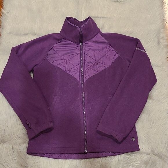 Columbia womens bugaboo purple fleece jacket size small - Picture 1 of 5